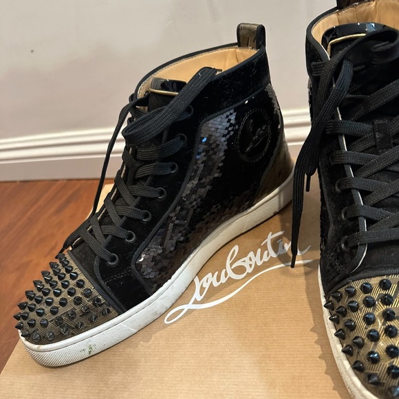Men’s Christian Louboutin Sneakers 8.5 - Picture 2 of 5